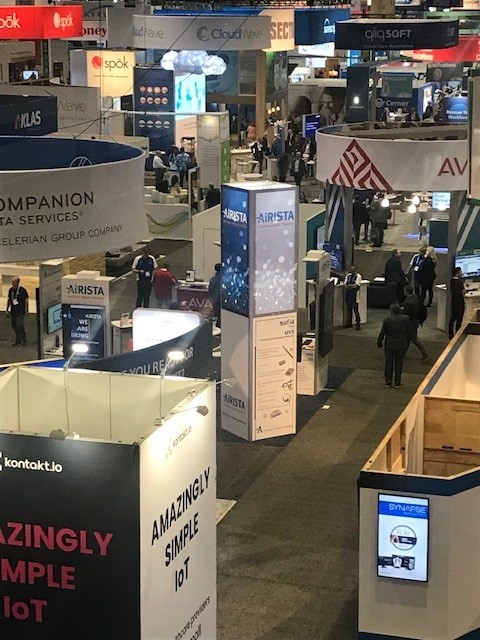 Aerial View of HIMSS22 Booth-2